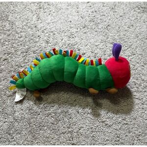 Eric Carle Hungry Caterpillar Plush Green Red Kids Toy Nostalgic Stuffed Animal